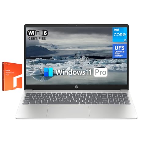 HP 15.6�C���`HD�w������уr�W�l�X�m�[�g�p�\�R���A8�R�AIntel Core i3�v���Z�b�T�A8GB RAM�A512GB UFS�AWi-Fi 6�AMicrosoft Office�AWin11 Pro�B