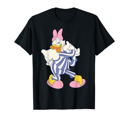 Disney Daisy Duck Striped Pajamas Slumber Party PJs Pose T-Shirt