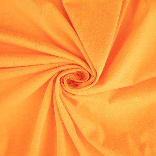 Image of SheetWorld Fitted Pack N Play Playard Sheet Compatible with Silver Cross Slumber Travel Crib 29 x 40 inches, 100% Cotton Jersey, Hypoallergenic, Butter Soft, Solid Orange, Made in USA