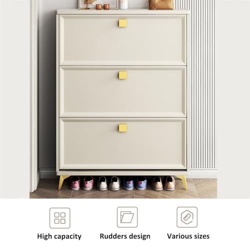 Meuble à chaussures haut en rotin design vertical chic 60 cm - 6