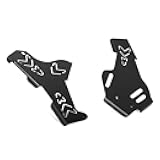 Compatible with DR650 DR650SE 1996-2024 DR650S 2015-2024 L&R Aluminum Side Frame Guard Protector (Black)