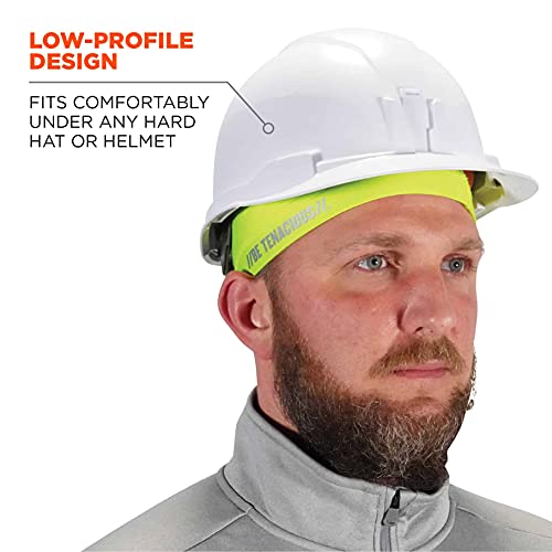 Ergodyne Chill Its 6632 Cooling Skull Cap, Sweat Wicking Helmet Liner, Upf 50 Sun Protection, Lime #TOP6