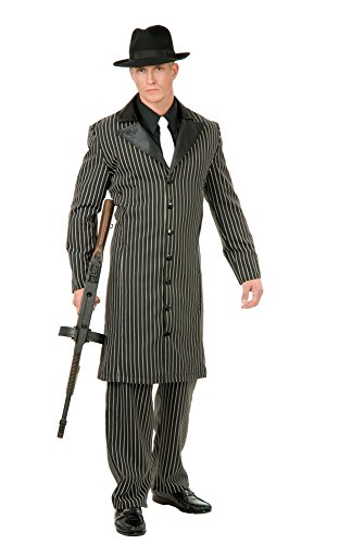 Charades Men's Gangster Suit Costume, Small