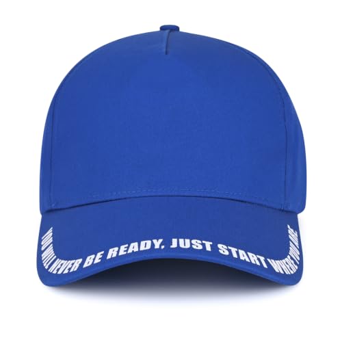 Image of Feathers Cotton Cap for Men & Women | Adjustable Baseball Unisex Caps | Breathable Outdoor Running, Gym & Travel Hat | Styles Cap for Men