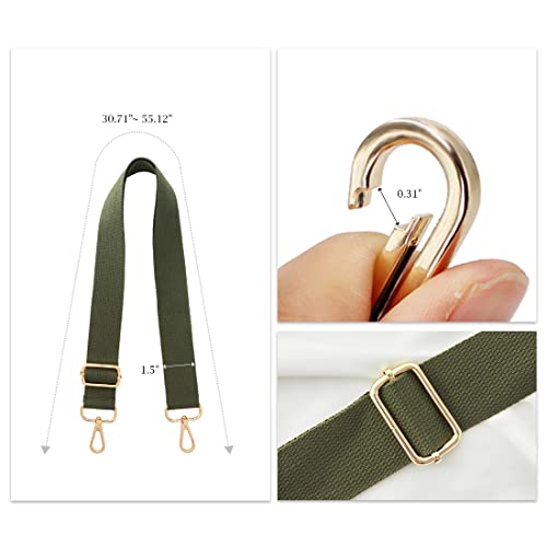 Image of TANOSII Wide Purse Strap Adjustable Replacement Shoulder Crossbody Strap Handbag Strap