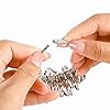 Smukdoo Ring Sizer UK Gauge Set,Finger Sizing Measuring Tool for Women Men,Ring Measurement Scales Kit Tools #5
