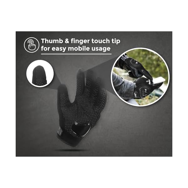 Vega VGL-17 Grey Riding Gloves-M, Breathable mesh Fabric, Cycling, Skiing, Camping and Hiking