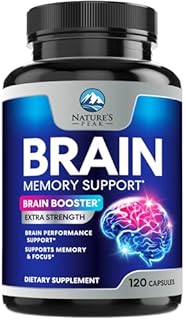 Brain Memory Supplement - 3X Strength Nootropics for Concentration, Clarity & Focus Support - Brain Health Cognitive Vitamins with Bacopa, Phosphatidylserine & DMAE, Brain Booster Pills, 120 Capsules