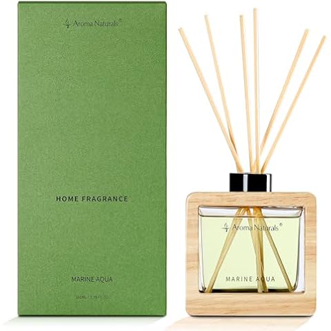 Aroma Naturals Marine Aqua Reed Diffuser Set Cover