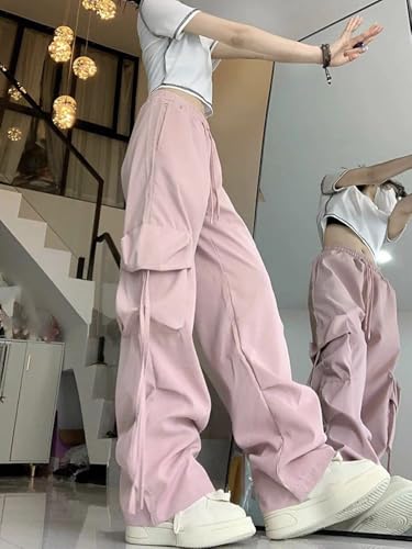Pantalon cargo décontracté femme baggy ample et solide - 4