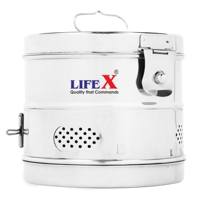 See full amazon price history chart for LIFEX 6" x 6" Stainless Steel Dressing Drums | Durable Medical Equipment for Clinics & Hospitals | Sterilization & Storage Solution for Surgical Instruments LIFEX 6" x 6" Stainless Steel Dressing Drums | Durable Medical Equipment for Clinics & Hospitals | Sterilization & Storage Solution for Surgical Instruments (B0D5VF86SC) Amazon Price History, Amazon Price Tracker