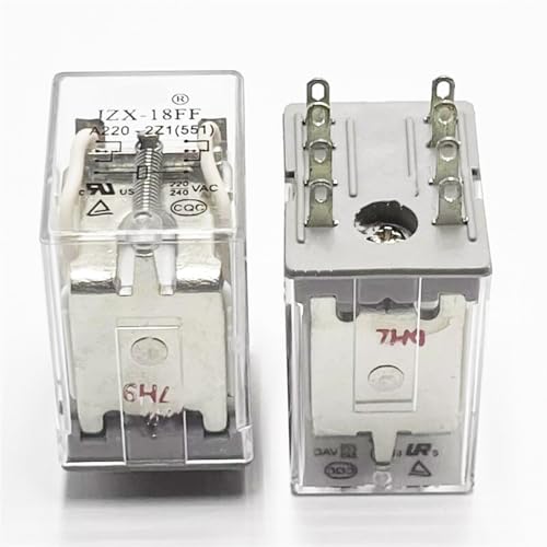 Relais JZX-18FF-A220-2Z1 pour automatiser la ventilation et les éclairages de la maison, 5 pièces 7A