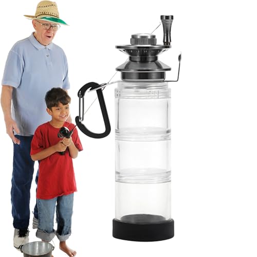 Petite bouteille d'appât de pêche d'extérieur pour sessions de pêche itinérantes