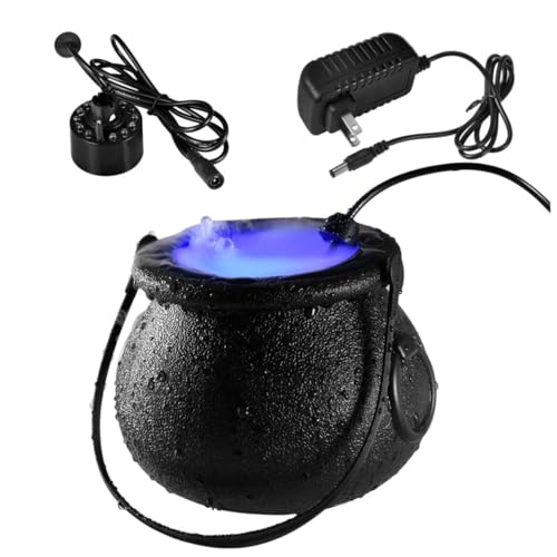 RORPOIR Fog Machine Color Changing Led Lights for Halloween Party Decorations Water Fountain Prop Us for and Water Tanks