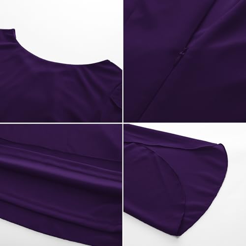 Image of GRACE KARIN Womens Formal Wedding Guest Dress 2026 Chiffon Cocktail Dress Mother of the Bride Dresses Midi Fashion Clothing
