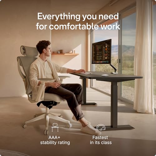Electric standing desk adjustable