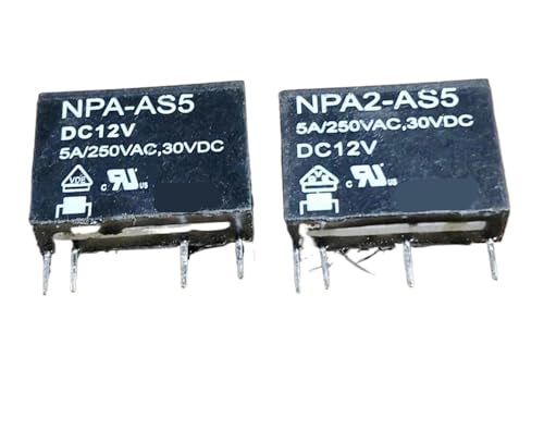 Relais électromécanique NPA-AS5 DC12V pour circuits imprimés miniatures