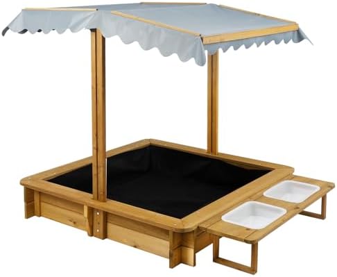 PetsCosset Sandbox with Cover, 2 Toy Bins