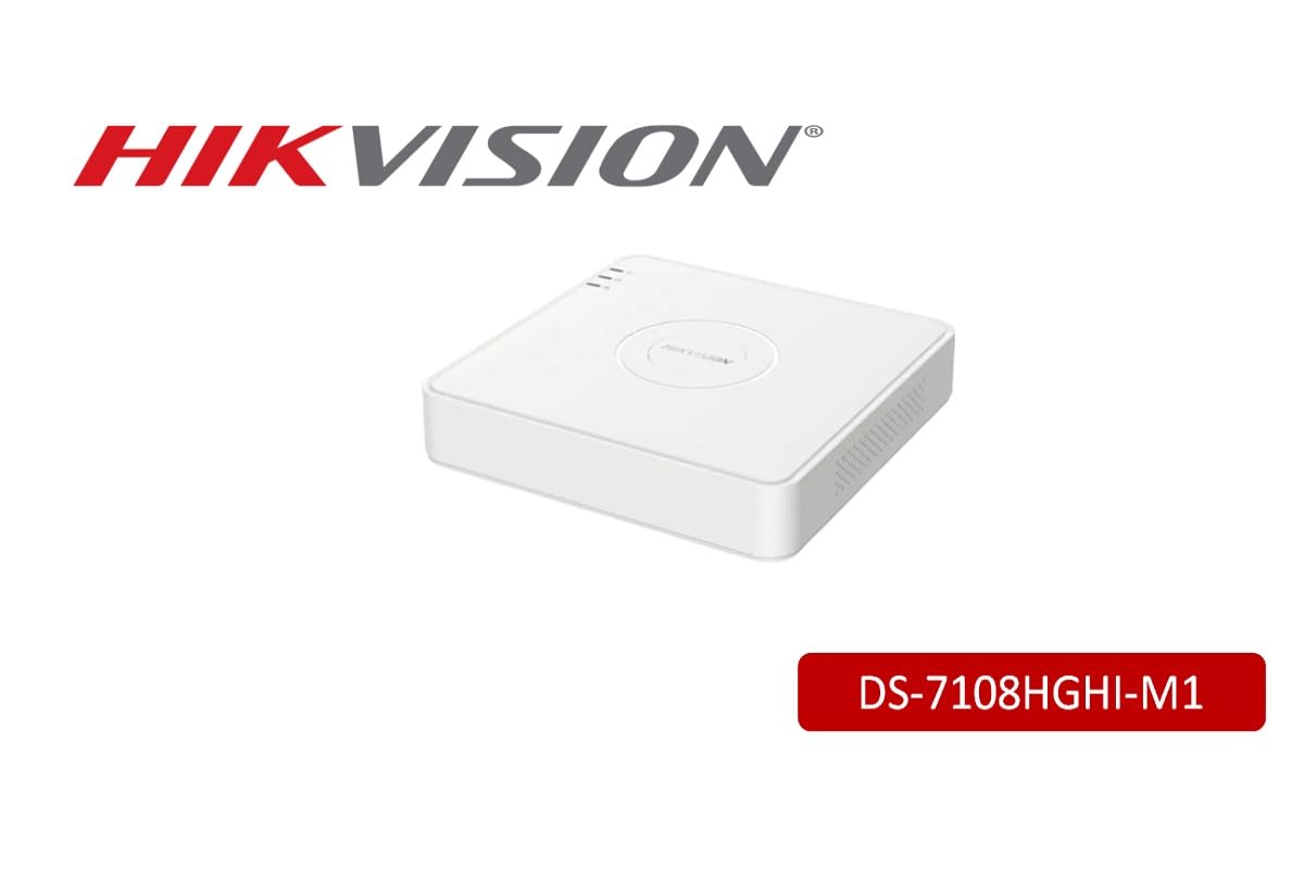 Hikvision Grabador DVR Value 8 Canales Blanco - DS-7108HGHI-M1(C)