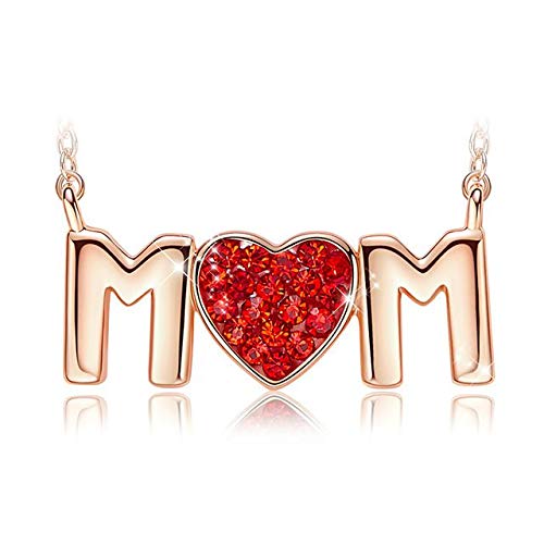 Pendentif cristal cœur rouge et chaîne en or : le bijou tendance pour vos fêtes
