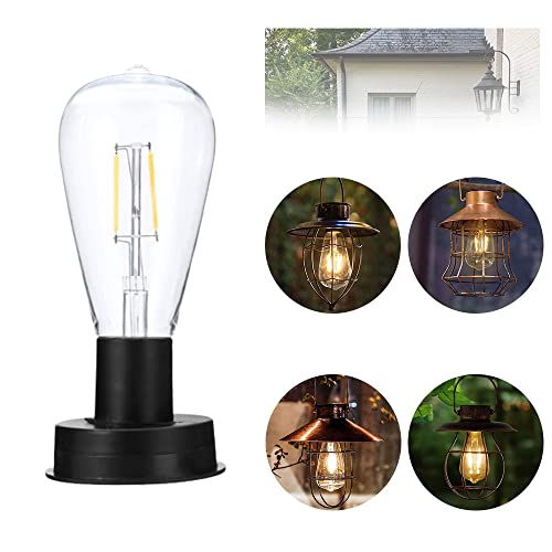 Eaokwfp Solar Light Bulbs, Solar Light Replacement Top Part with Bulbs, Solar Lantern Accessories Tools (8.5cm/3.35'' - 1 Pack) (8.5cm/3.35'' - 1 Pack)