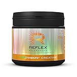 Reflex Nutrition Creapure® Creatine Monohydrate Powder Unflavoured - 100% Creatine for Strength, Muscle Gains & Recovery - No Fillers or Additives - 250g (Vegan Creatine 5g per Serving, 50 Servings)