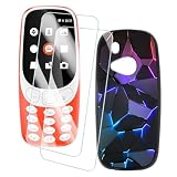 OAGELIM Coque et Verre trempé pour Nokia 3310 2017 - Fissure