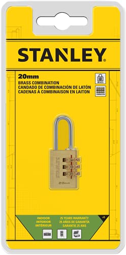 STANLEY Lucchetto a Combinazione 20 mm a 3 Cifre