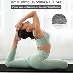 Large Yoga Mat for Women and Men, Extra Long and Wide Exercise Mat(84" x 32" x 1/4 inch), Large Non Slip Workout Mat for Yoga, Pilates, Fitness, Barefoot Workouts, Home Gym Studio