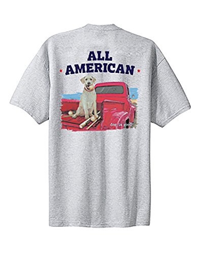 Dog Is Good Mens All American T-Shirt (Gray, Small) #TOP17