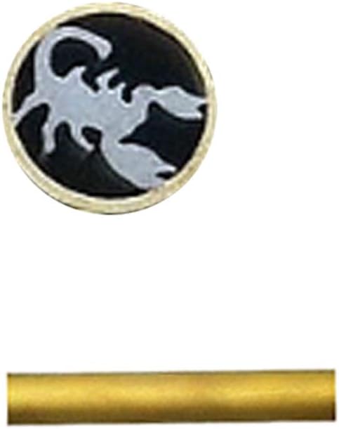 Mosaic pin Bolts Rivets for Knife Handle,Mosaic Screw Nail, Hunting Knives Fastener Studs,Length 4.5cm (5mm, Scorpion)