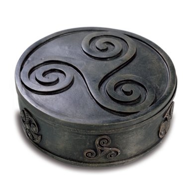 Osiris Trading UK - Scatola celtico effetto peltro...