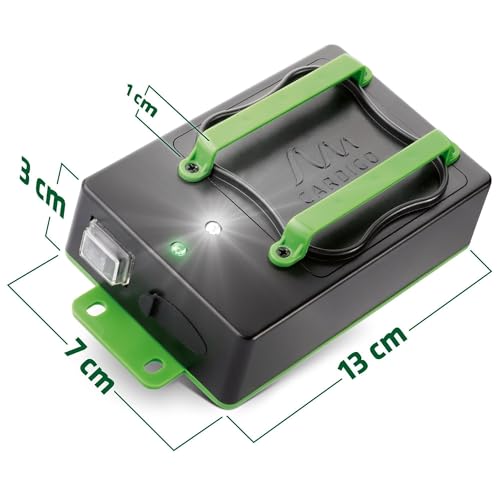 Gardigo® Marderschreck Batteriebetrieben | Marderschutz für Auto und Haus | 12-24 kHz | Batterietausch ohne Ausbau | Ultraschall Marderabwehr für Motorraum, Dachboden, Haus | Marder vertreiben