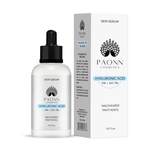 Hyaluronic Acid Serum for Face, Deep Hydration & Plumping, Lightweight, No Fragrance, Skin Smoothing, Moisture-Locking Effect