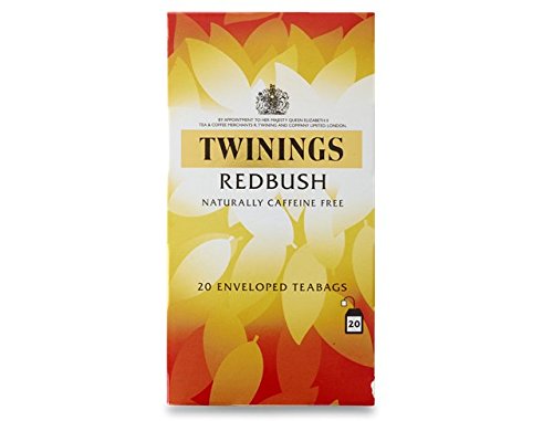 Twinings Redbush {Individually Wrapped} Enveloped Tea, Naturally Caffeine Free (40)