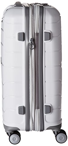 Samsonite Freeform Hardside Expandable with Double Spinner Wheels, White, Carry-On 21-Inch