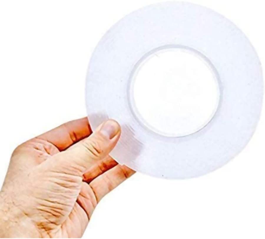 Meter Magic Improvement Double Sided Tape mounting Transparent Trace less Acrylic Reuse washable Waterproof Adhesive Tape 3m