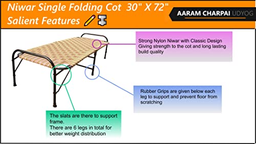 Single-Folding-Bed-25-X-6ft-Strong-Multipurpose