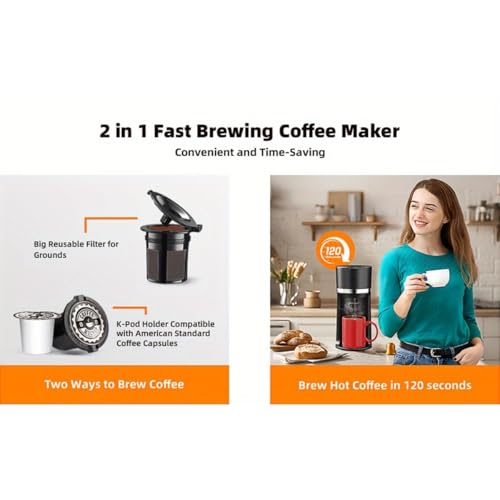 Cafetera Portátil con Molinillo y Opciones de 6 a 12 onzas miniatura 7
