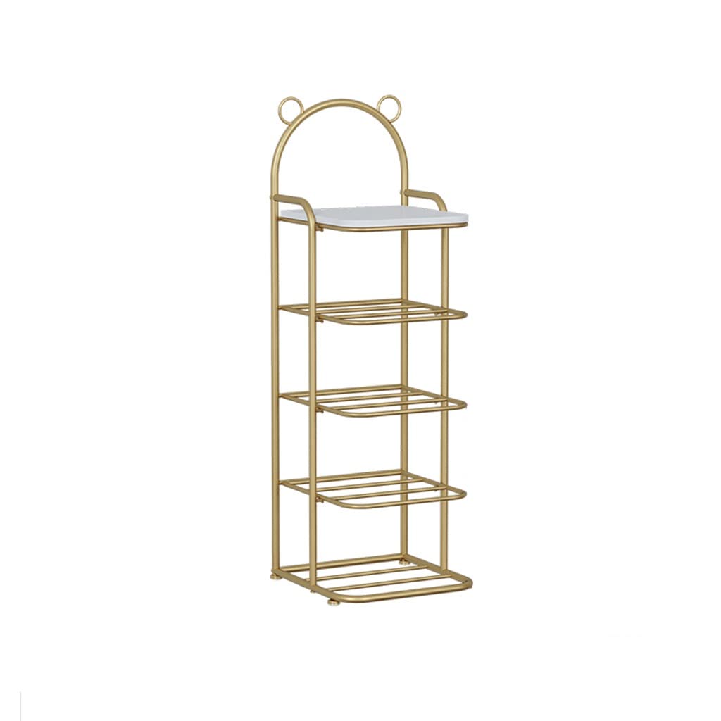 Schuhhalter 5-tier-Schuhständer, Stury-Metal-Schuh Lagergestell, Mini-vertikales Kinderschuh-Regal, Platzsparen, Ideal for den Eingang Wohnzimmer Schlafzimmer Schlafsäle Schuhständer ( Color : C )