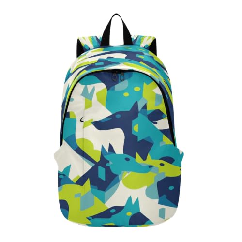 Sac à dos ordinateur portable art abstrait et design dessin animé