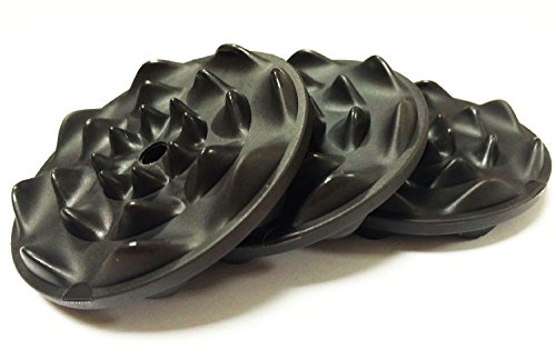 Media Seller Shock Resonanz Absorber aus Elastollan mit Spezialrezeptur für den Hi-Fi Bereich (8 Stück) Farbe: anthrazit Cover