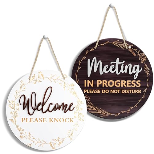 Meeting in Progress Door Sign - In a Meeting Sign for...