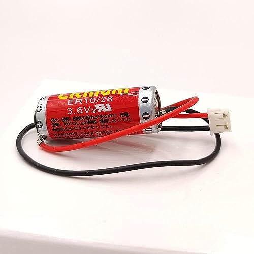 2 Pack Baterías ER10/28 3.6V 800mAh con Conector Blanco miniatura 3