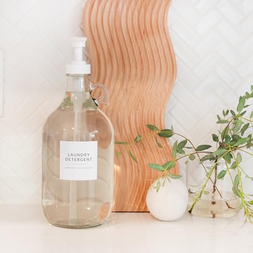 Image of 159 Minimalist Home Laundry Labels for Organizing - Linen Storage Labels, Laundry Room Labels, Cleaning Labels - Preprinted Organization Labels for Storage Bins - Organizing Laundry Labels for Jars