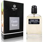 Exotic Wood - Compatibile con Oud Wood di Tom Ford. Acqua di Colonia Intense 90 ml, Profumo ai Feromoni per Uomo, Profumi Equivalenti