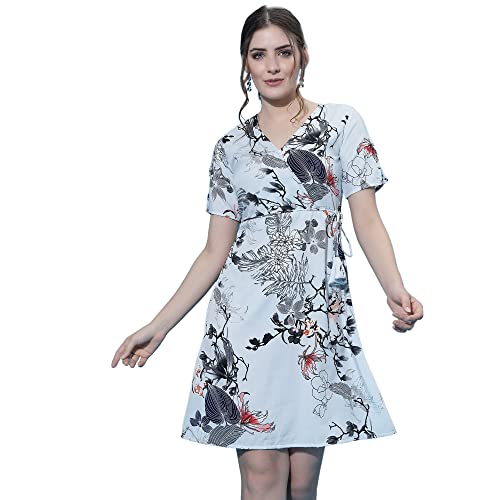 Image of OOMPH! Women's Crepe A-Line Mini Dress Pack of 1