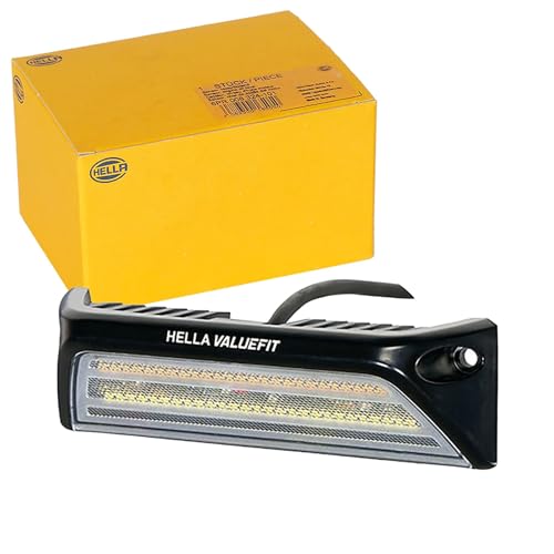 HELLA VALUEFIT LED Vorzeltleuchte - 12V / 24V Außenleuchte Wohnmobil Wohnwagen - weißes und gelbes Licht - SMS2000 - IP69K / IP67 / IP68 - 1GB 357 098-011