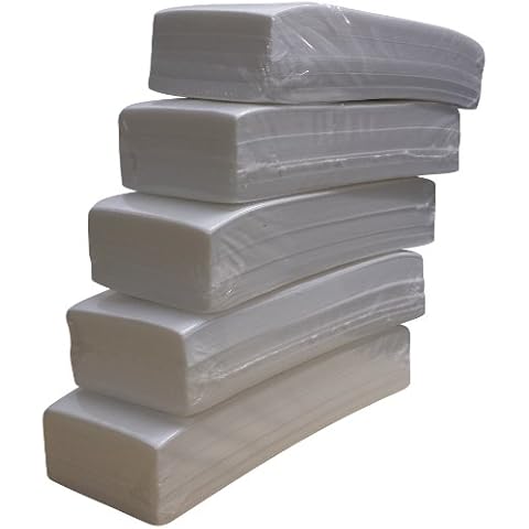 Lote de 500 bandas de papel para depilación con cera de alta calidad Cover