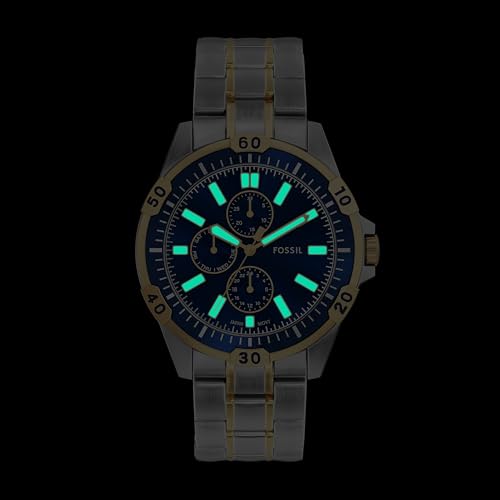 Image of Fossil Men's Watch, Garrett Multifunction Stainless Steel Watch for Men